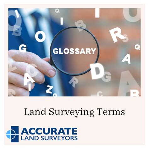 land survey terminology.
